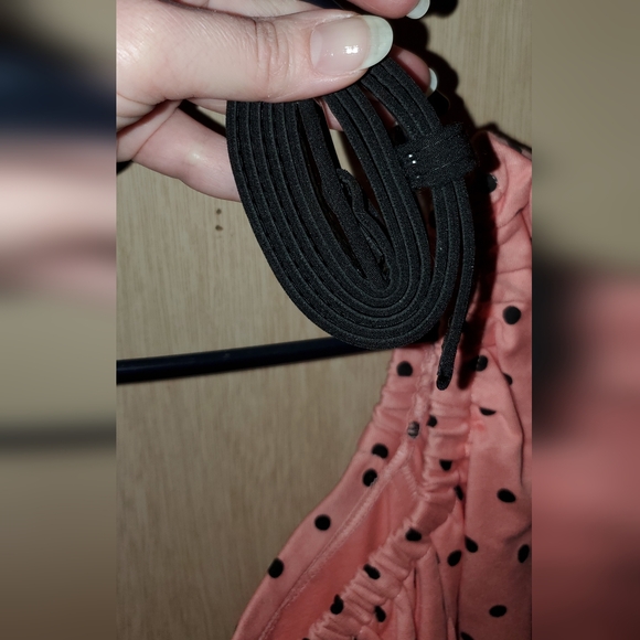 Vixen by Micheline Pitt Daydream Swing Dress in Peach, Size 2X GUC with belt - Picture 9 of 9